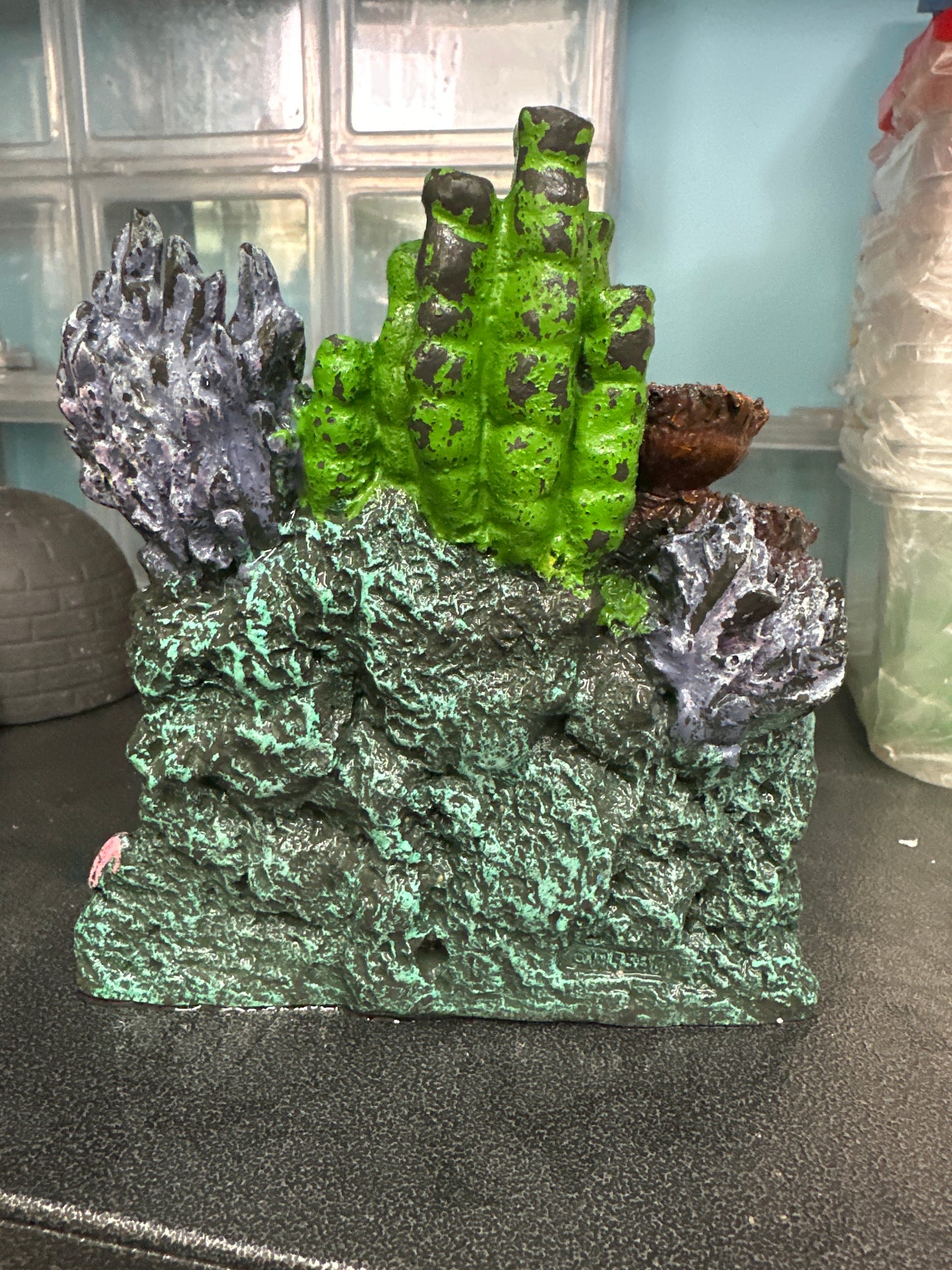 Resin Full Color Aquarium Decoration 6" x 5" x 6"h