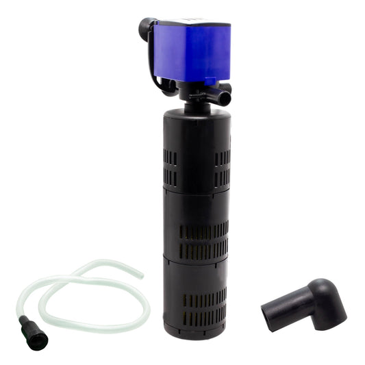 Aqua Dream 3in1 Aquarium Internal Filter Water Pump Oxygen 475 GPH