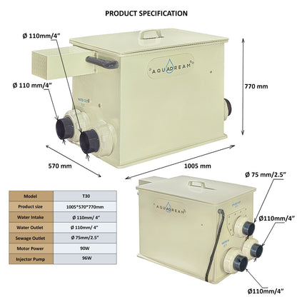 Koi Pond Drum Filtration System 30 Tons 8,000 GPH