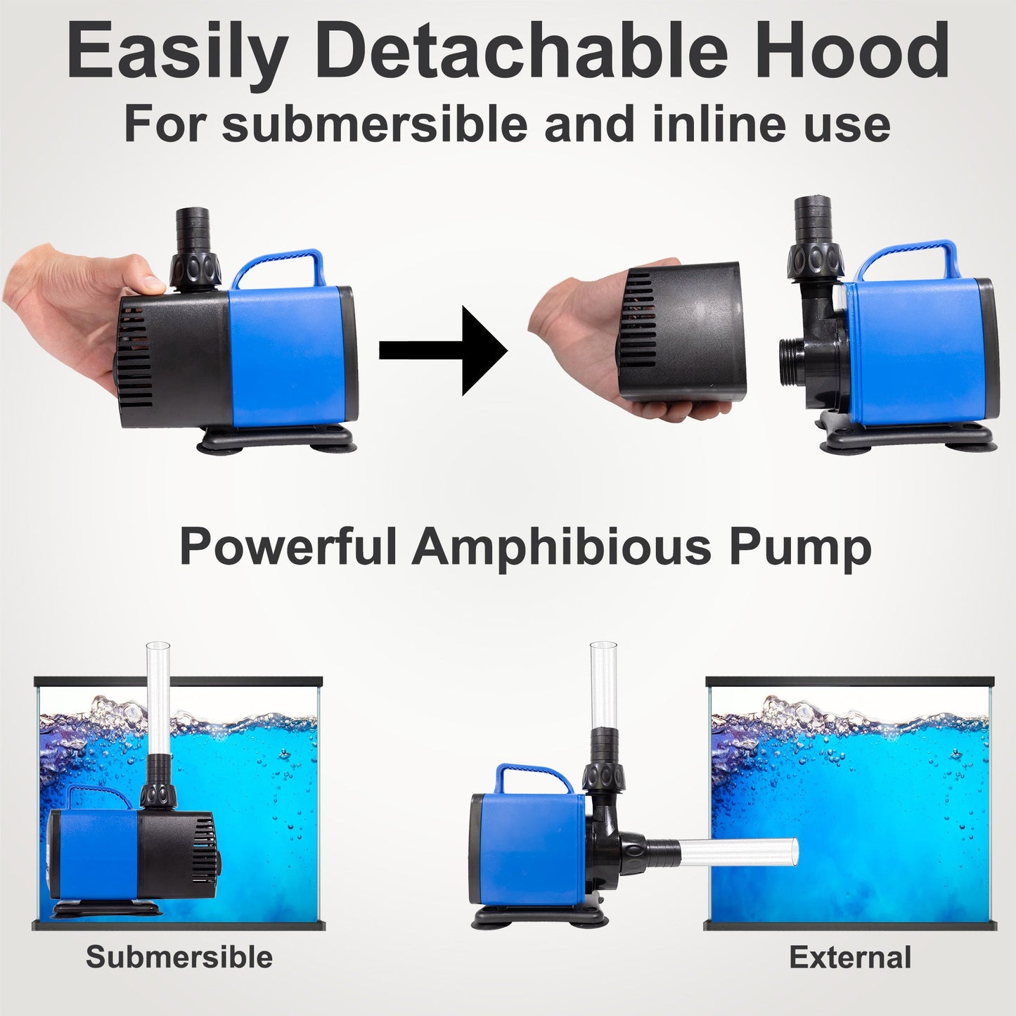 Aqua Dream 1450 GPH Amphibious Water Pump