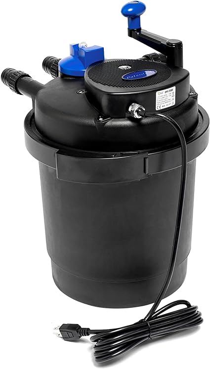 CPF-2500 Bio Pressure Pond Filter with 13w Clarifier with 1200 GPH Pump, Up to 1600 Gallon