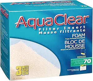 AquaClear Foam Filter Insert, Size 70, 3 count