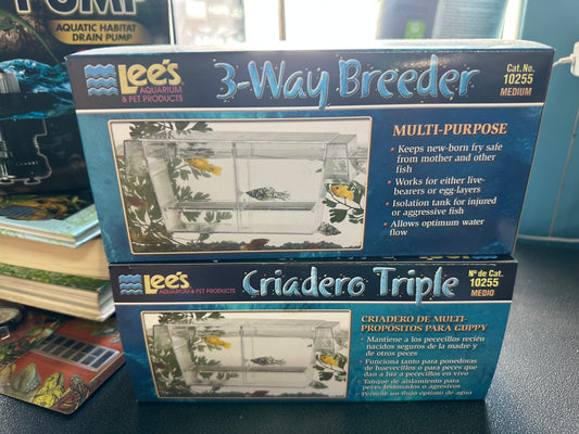 Lee's Aquarium & Pets 3-Way Multi-Purpose Guppy Breeder