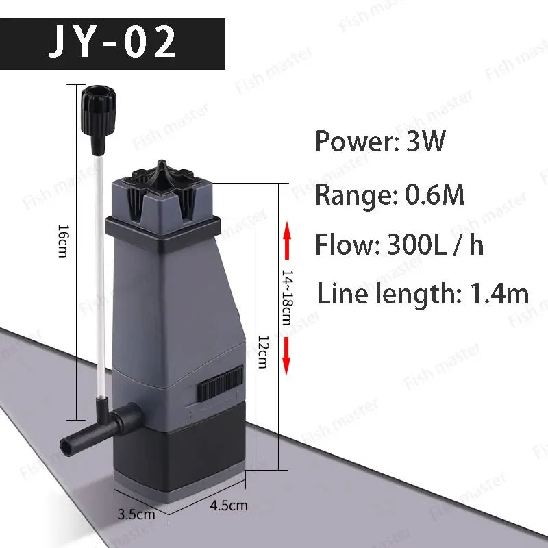 SUNSUN Aquarium Oil Film Processor Surface Skimmer to film remove water Protein Skimmer pump for fish tank water Filter pump