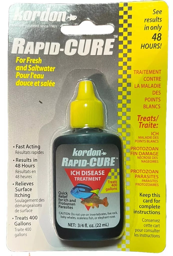 Kordon Rapid-Cure ICH DISEASE TREATMENT Quick Relief for Ich Protozoan Parasites