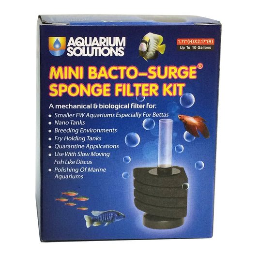 Bacto-Surge Sponge Filter Kit - Mini
